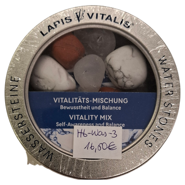 Wassersteine in Geschenkdose - Vitalitätsmischung