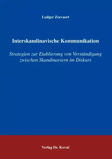 Ludger Zeevaert: Interskandinavische Kommunikation