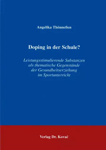 Thönneßen: Doping in der Schule?