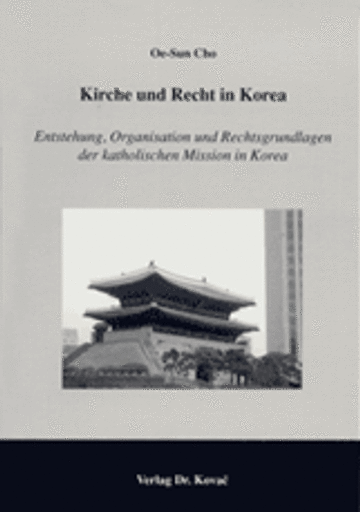 Cho: Kirche und Recht in Korea