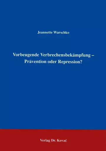Warschko: Vorbeugende Verbrechensbekämpfung