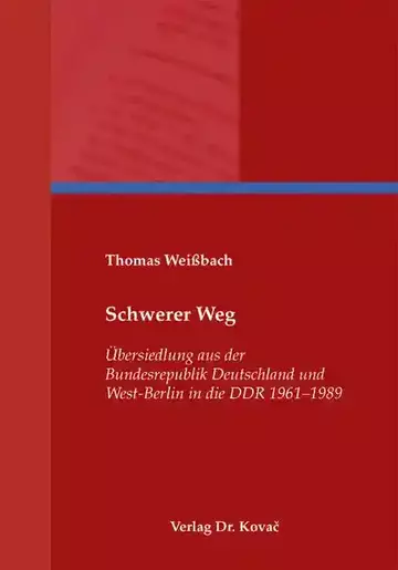 Thomas Weißbach: Schwerer Weg