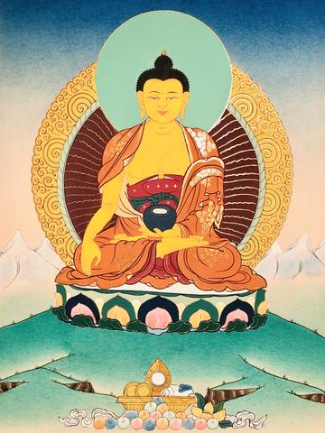 Thangka – Buddha Shakyamuni – 30x23 cm
