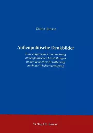 Juhász: Außenpolitische Denkbilder