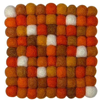 Filz-Untersetzer– bunt – quadratisch