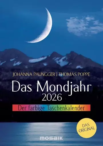 Mondjahr 2026 - Der farbige Taschenkalender