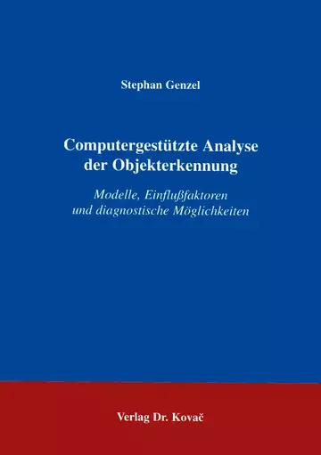 Genzel: Computergestützte Analyse der Objekterkennung