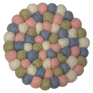 Filz-Untersetzer –  bunt – Ø 10cm