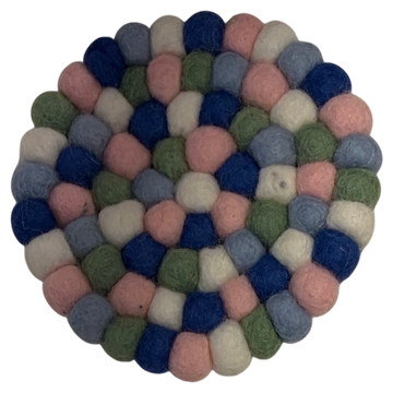 Filz-Untersetzer –  bunt – Ø 10cm