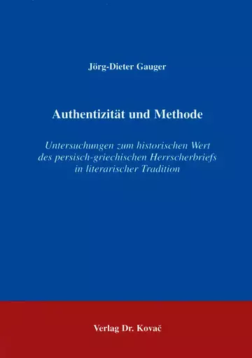 Gauger: Authentizität und Methode