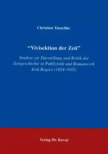 Tauschke: Vivisektion der Zeit