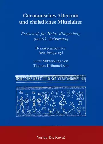 Brogyanyi (Hrsg.): Germanisches Altertum und christliches Mittelalter