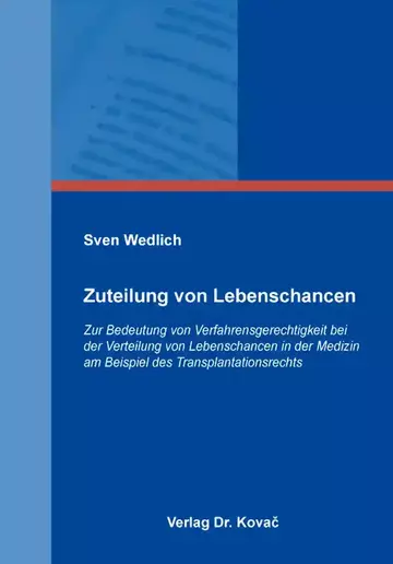 Sven Wedlich: Zuteilung von Lebenschancen