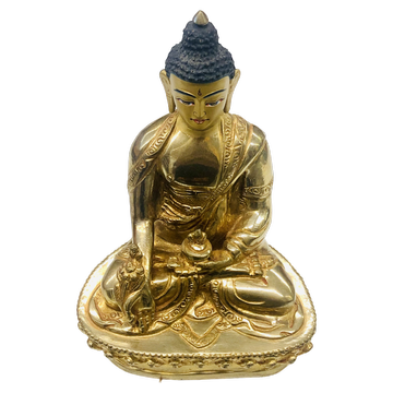 Statue – MEDIZIN BUDDHA – Bronze und Gold
