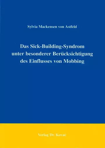 von Mackensen: Das Sick-Building-Syndrom