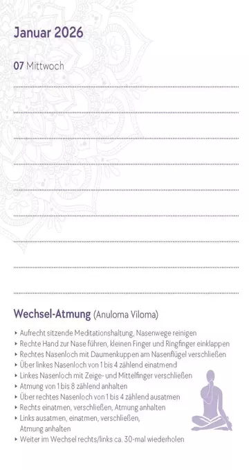 Yoga-Kalender 2026