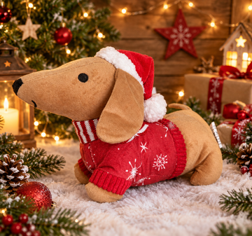 Türstopper "Weihnachtsdackel"