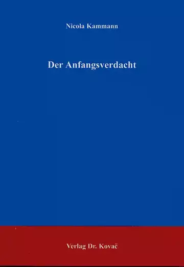 Kammann: Der Anfangsverdacht