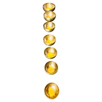 Klangschalen – 7 Chakra -Set – Himalayacrafts