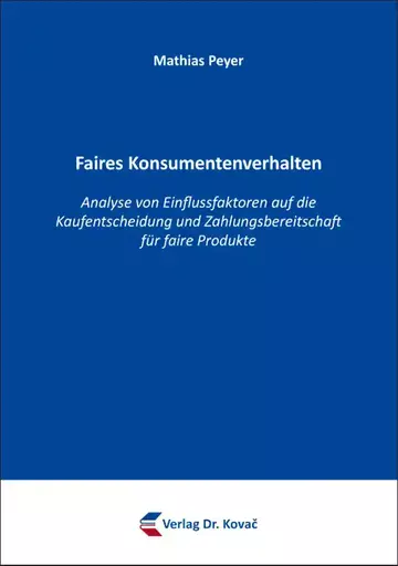 Mathias Peyer: Faires Konsumentenverhalten