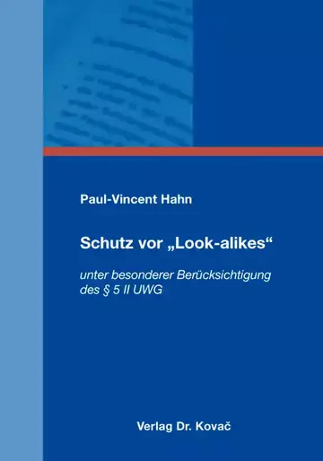 Paul-Vincent Hahn: Schutz vor „Look-alikes“