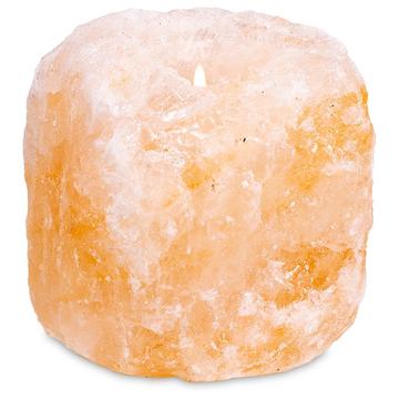 Salzkristall Teelichthalter
