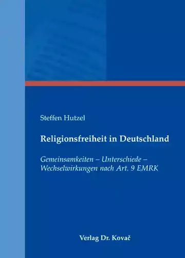 Steffen Hutzel: Religionsfreiheit in Deutschland