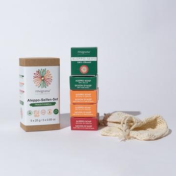 Aleppo Gästeseifen Set "Traditionell" 5x25g