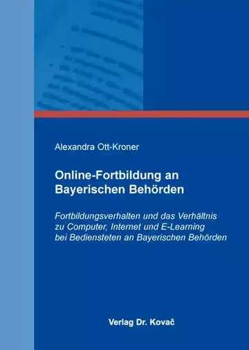 Alexandra Ott-Kroner: Online-Fortbildung an Bayerischen Behörden