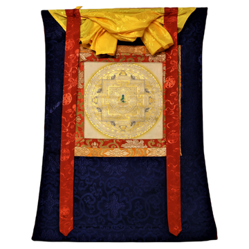 Thangka – Buddha Amoghasiddhi  – Mandala – 23x23cm