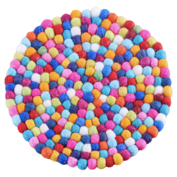 Filz Untersetzer bunt; Ø 22cm