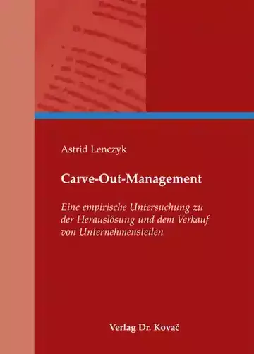 Astrid Lenczyk: Carve-Out-Management
