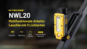 Lampe- Nitecore NWL20 
