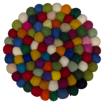 Filz-Untersetzer – bunt – Ø 21cm