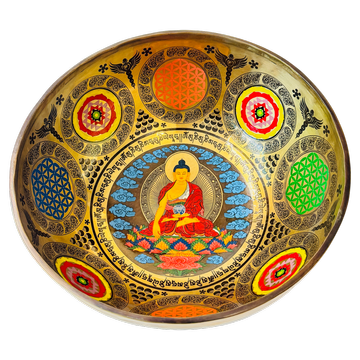 Klangtherapieschale – Himalayacrafts – Medezin Buddha