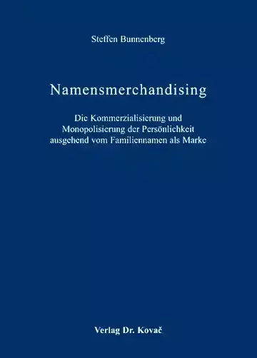Steffen Bunnenberg: Namensmerchandising