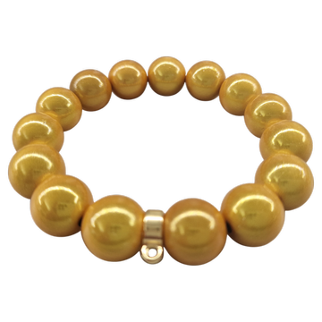 GLAMOUR Armband weiß 14 mm