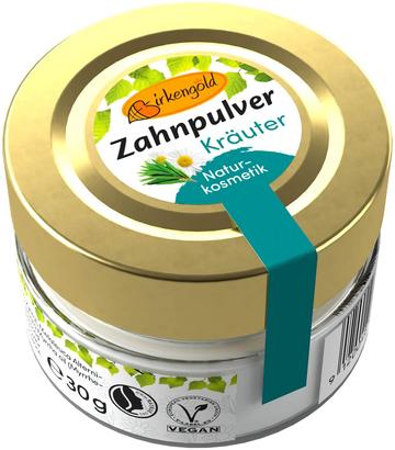 Birkengold ﻿Zahnpulver Kräuter 30g