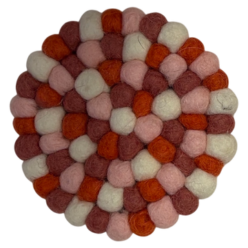 Filz-Untersetzer –  bunt – Ø 10cm