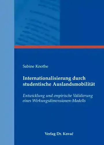 Sabine Knothe: Internationalisierung durch studentische Auslandsmobilität