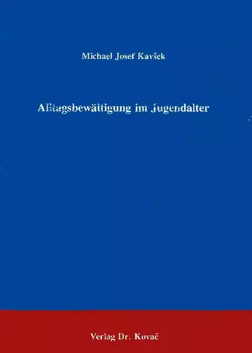 Kavsek: Alltagsbewältigung im Jugendalter