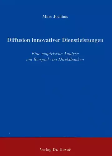 Jochims: Diffusion innovativer Dienstleistungen