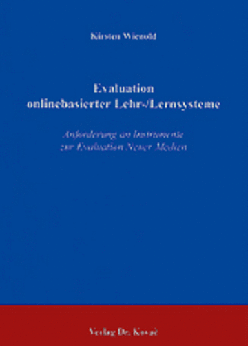 Wienold: Evaluation onlinebasierter Lehr-/Lernsysteme