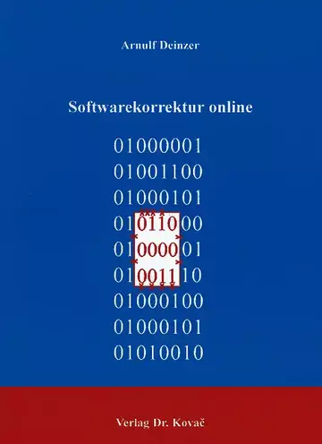 Deinzer: Softwarekorrektur online