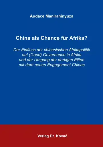 Audace Manirahinyuza: China als Chance für Afrika?