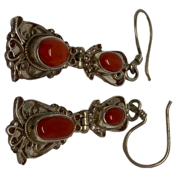 Silberohrring mit Jaspis 