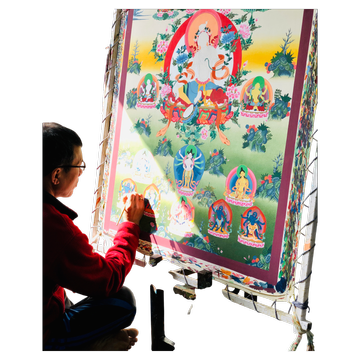 Thangka – Tausend Buddhas 
