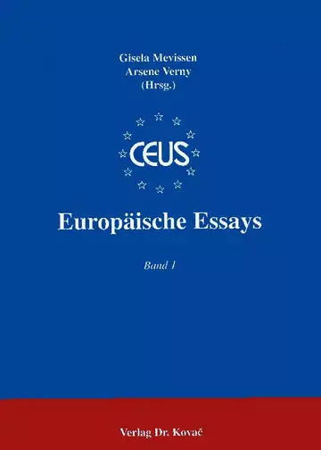Mevissen: Europäische Essays, Band 1