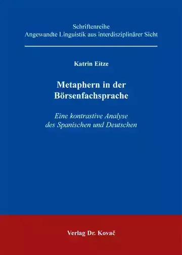 Katrin Eitze: Metaphern in der Börsenfachsprache