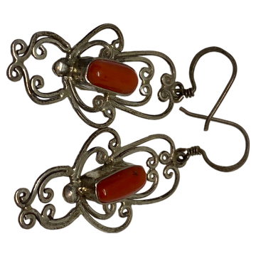 Silberohrring mit Jaspis 